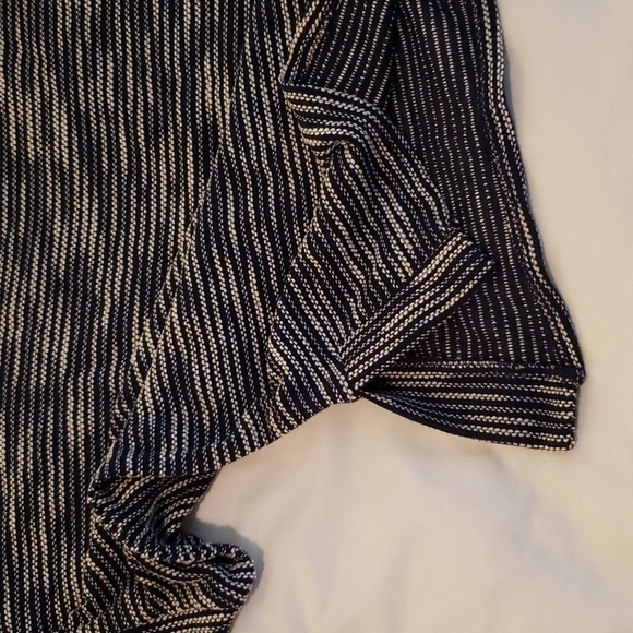 New Directions Studio Women's Navy Slub Knit Top - Size 2X - Picture 3 of 7